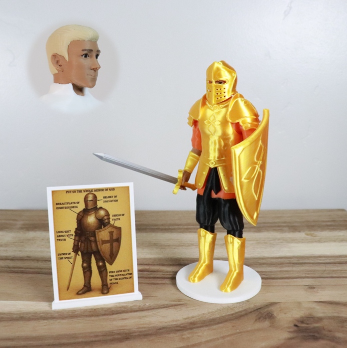 Armor of God Warrior - MAN (Orange Tunic)