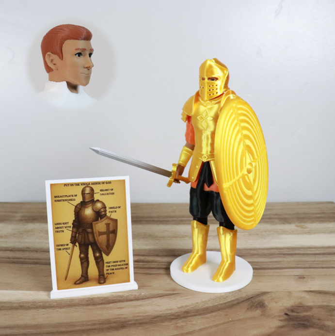 Armor of God Warrior - MAN (Orange Tunic)