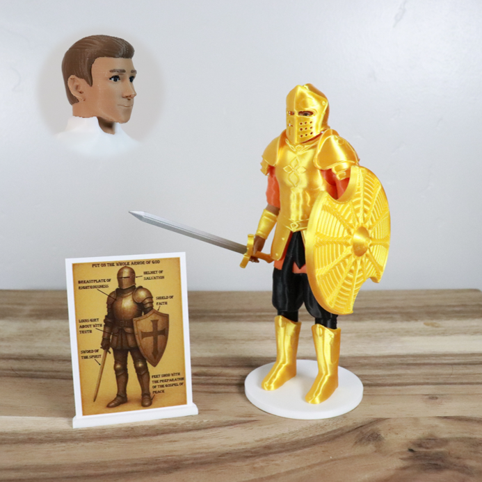 Armor of God Warrior - MAN (Orange Tunic)