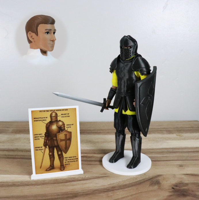 Armor of God Warrior - MAN (Yellow Tunic)