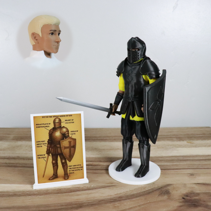 Armor of God Warrior - MAN (Yellow Tunic)