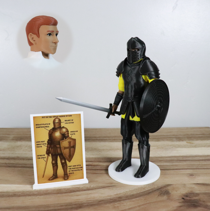 Armor of God Warrior - MAN (Yellow Tunic)