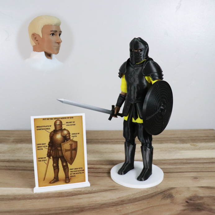 Armor of God Warrior - MAN (Yellow Tunic)