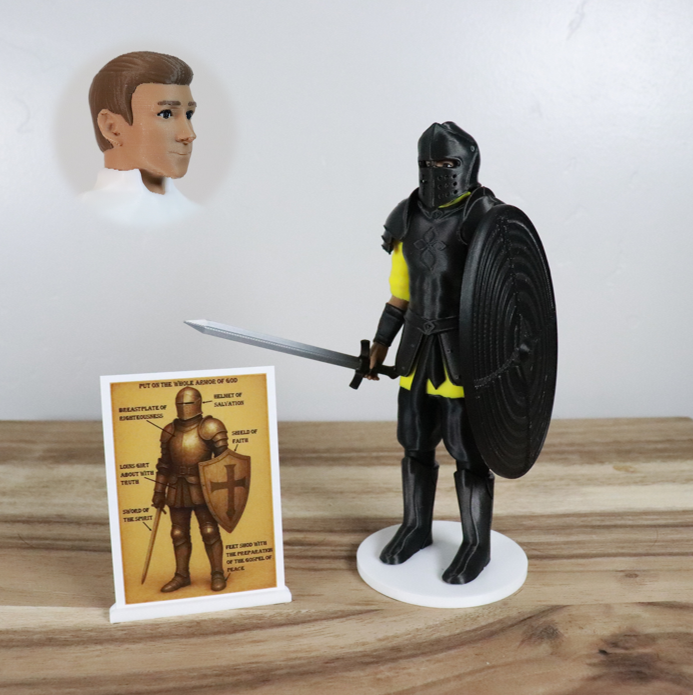 Armor of God Warrior - MAN (Yellow Tunic)