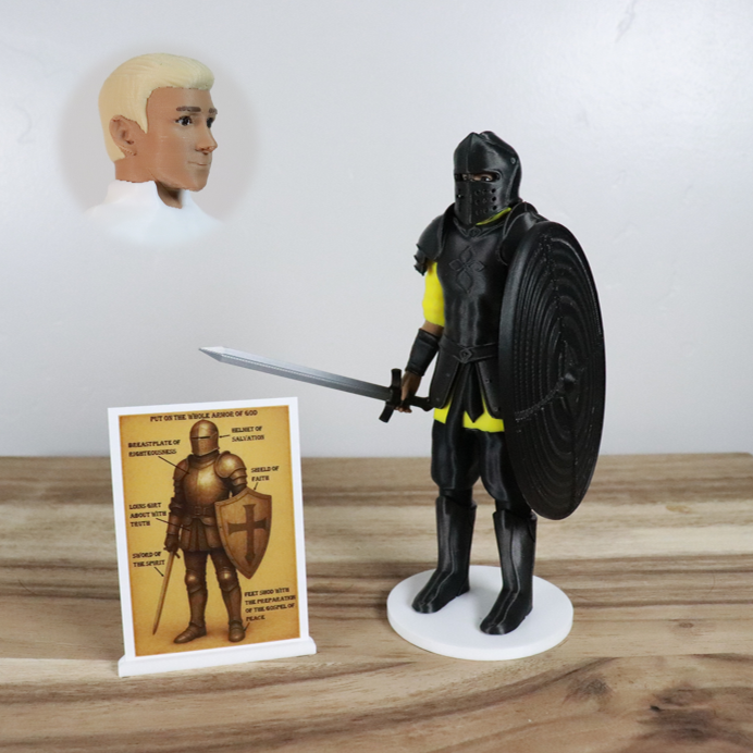 Armor of God Warrior - MAN (Yellow Tunic)