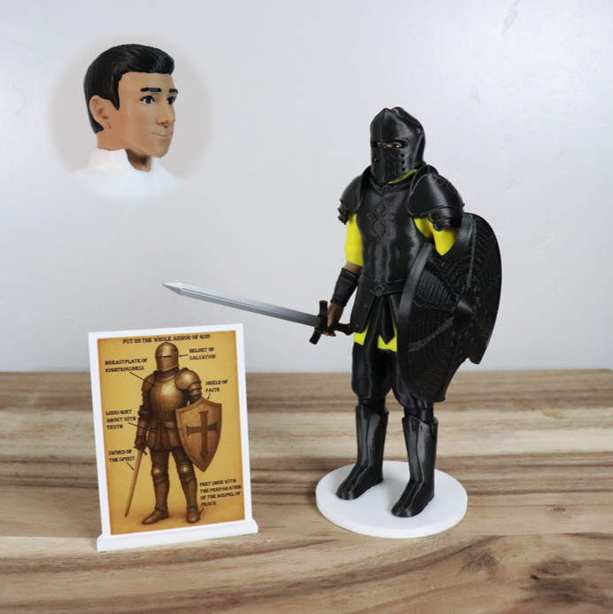 Armor of God Warrior - MAN (Yellow Tunic)