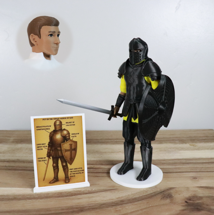 Armor of God Warrior - MAN (Yellow Tunic)