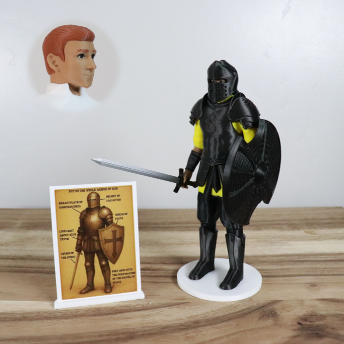 Armor of God Warrior - MAN (Yellow Tunic)