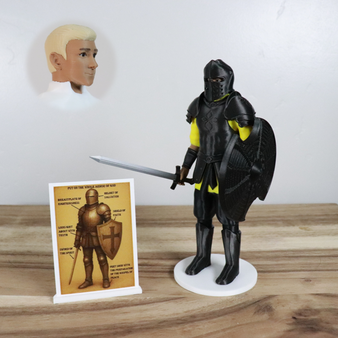 Armor of God Warrior - MAN (Yellow Tunic)