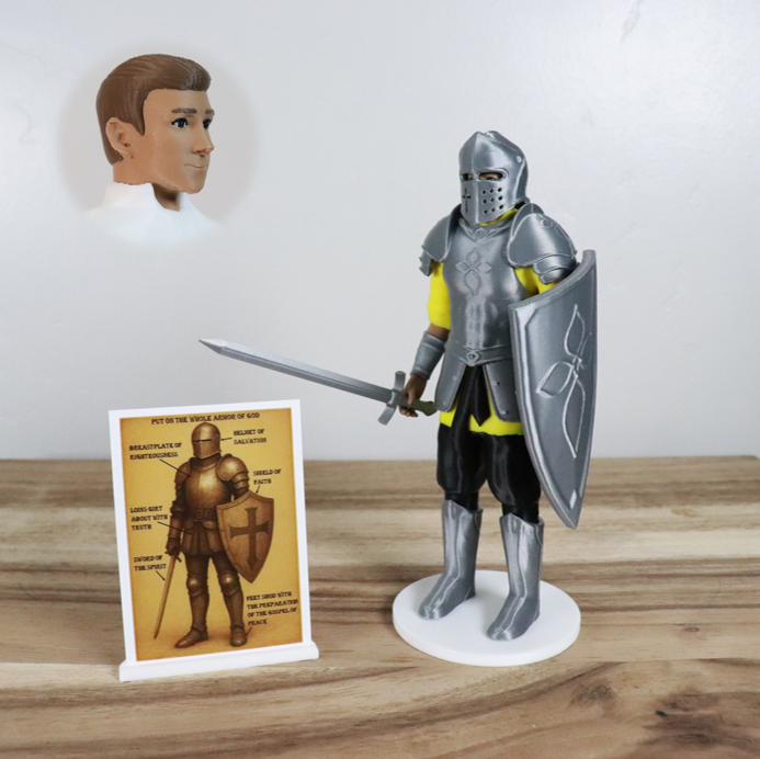 Armor of God Warrior - MAN (Yellow Tunic)
