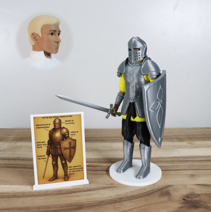 Armor of God Warrior - MAN (Yellow Tunic)