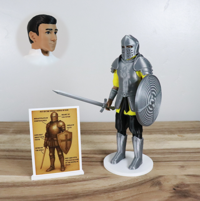 Armor of God Warrior - MAN (Yellow Tunic)