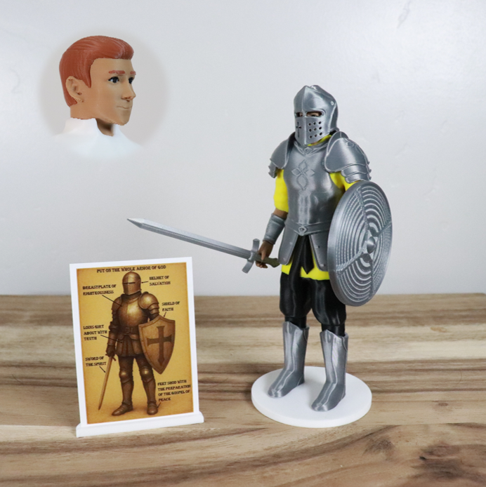 Armor of God Warrior - MAN (Yellow Tunic)
