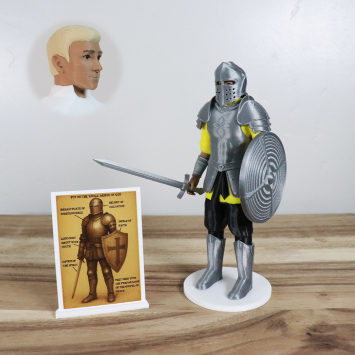 Armor of God Warrior - MAN (Yellow Tunic)