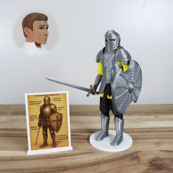 Armor of God Warrior - MAN (Yellow Tunic)
