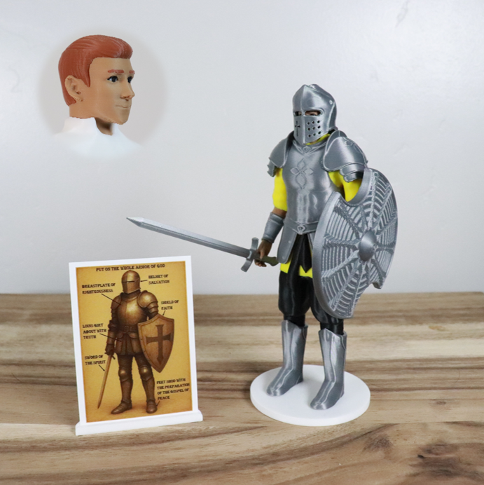 Armor of God Warrior - MAN (Yellow Tunic)