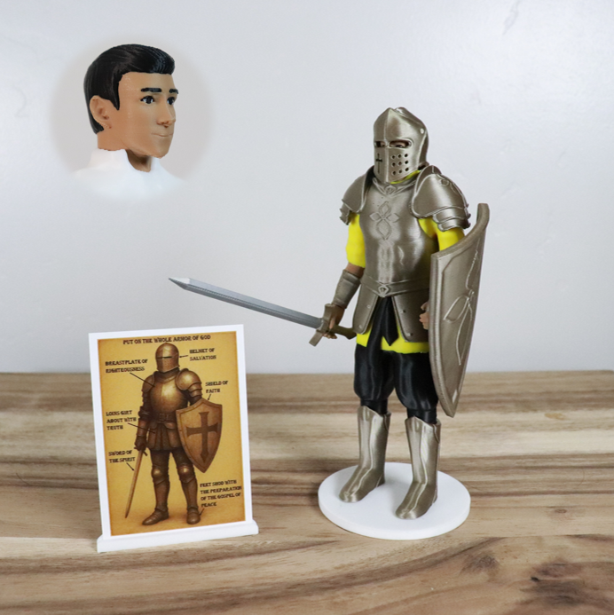 Armor of God Warrior - MAN (Yellow Tunic)