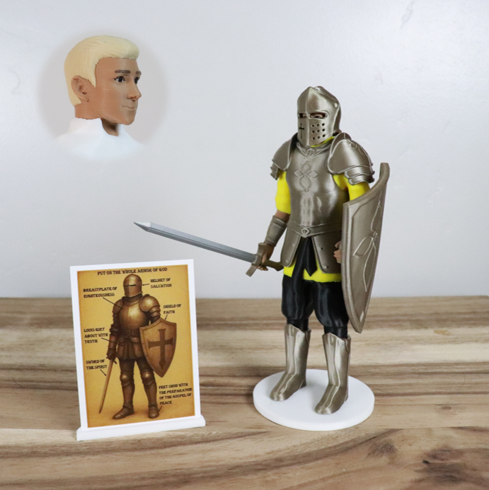 Armor of God Warrior - MAN (Yellow Tunic)