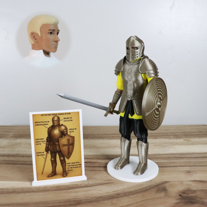 Armor of God Warrior - MAN (Yellow Tunic)
