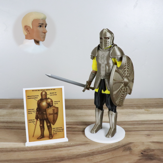 Armor of God Warrior - MAN (Yellow Tunic)