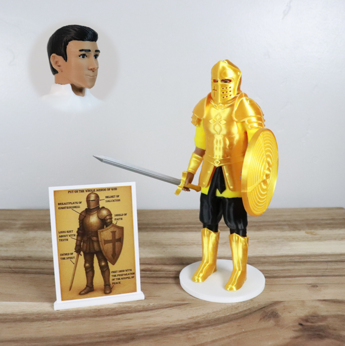 Armor of God Warrior - MAN (Yellow Tunic)