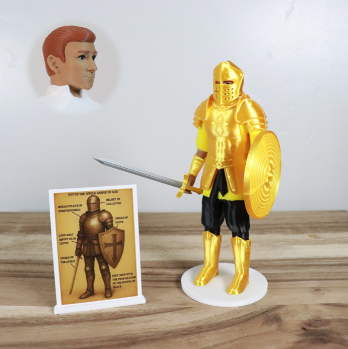 Armor of God Warrior - MAN (Yellow Tunic)
