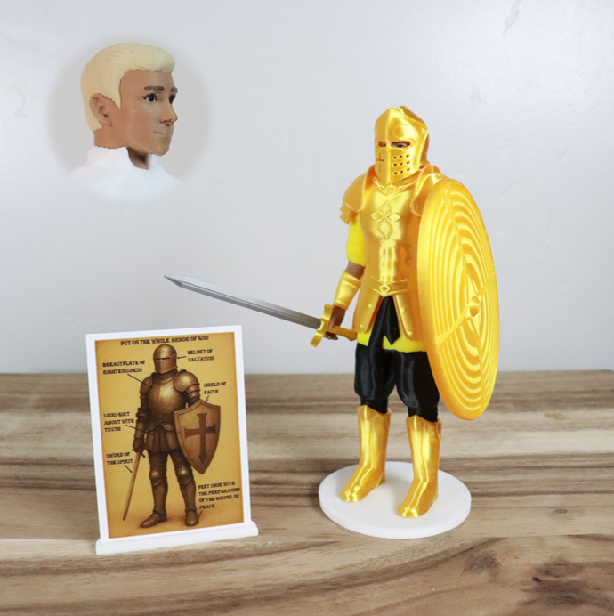 Armor of God Warrior - MAN (Yellow Tunic)