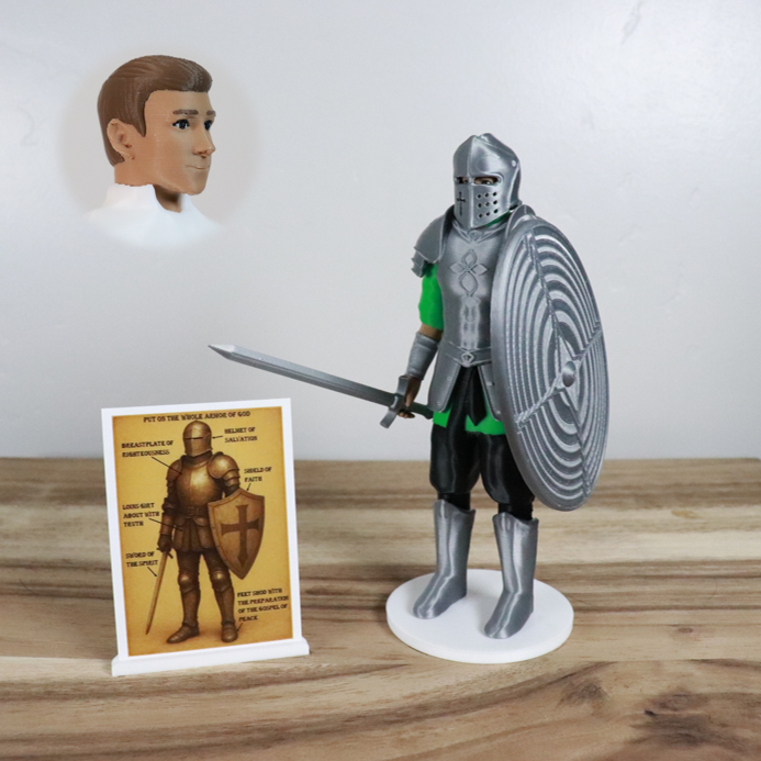 Armor of God Warrior - MAN (Green Tunic)