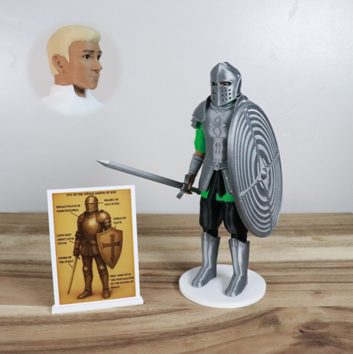 Armor of God Warrior - MAN (Green Tunic)