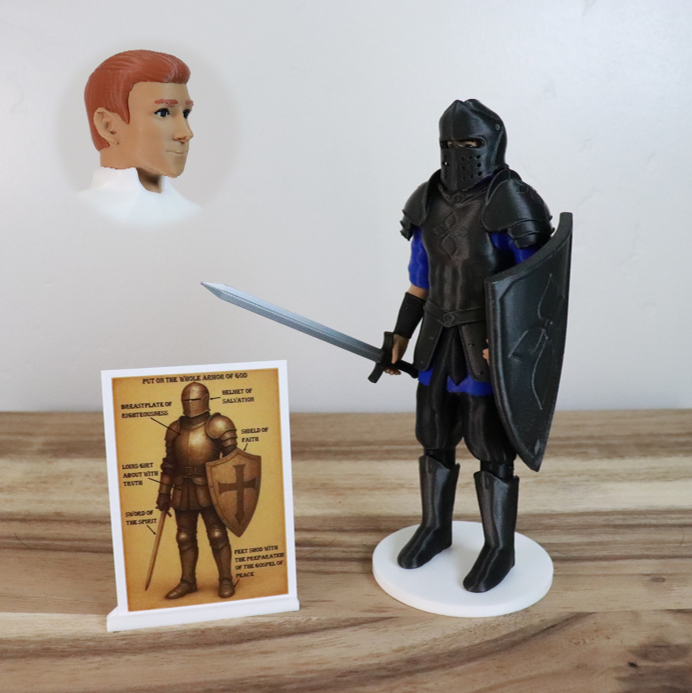 Armor of God Warrior - MAN (Blue Tunic)