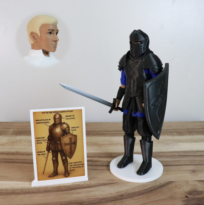 Armor of God Warrior - MAN (Blue Tunic)