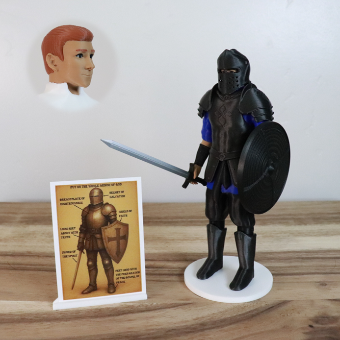 Armor of God Warrior - MAN (Blue Tunic)