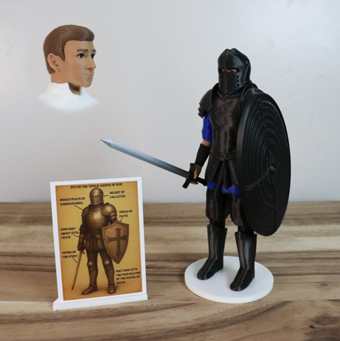 Armor of God Warrior - MAN (Blue Tunic)