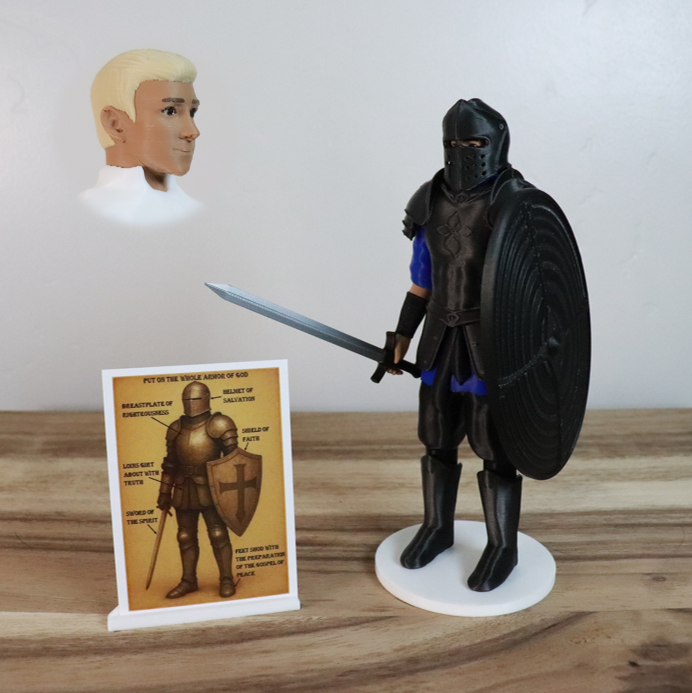 Armor of God Warrior - MAN (Blue Tunic)