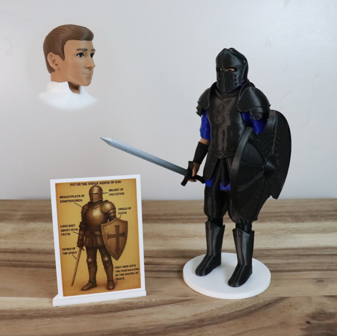 Armor of God Warrior - MAN (Blue Tunic)