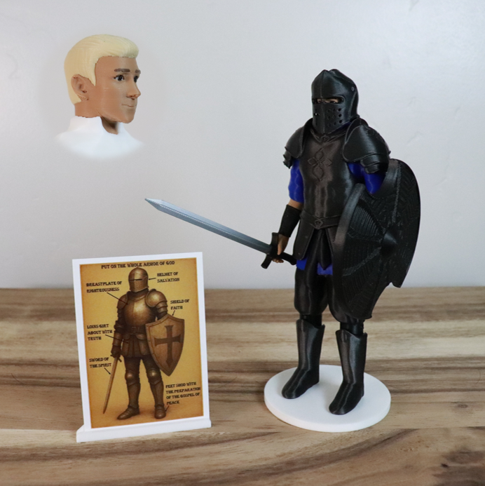 Armor of God Warrior - MAN (Blue Tunic)