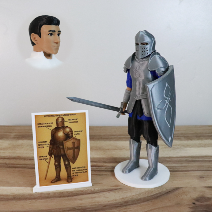 Armor of God Warrior - MAN (Blue Tunic)