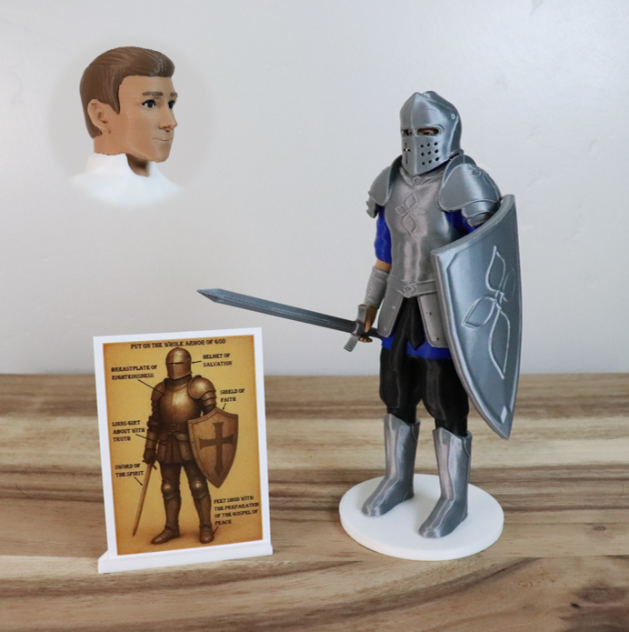 Armor of God Warrior - MAN (Blue Tunic)