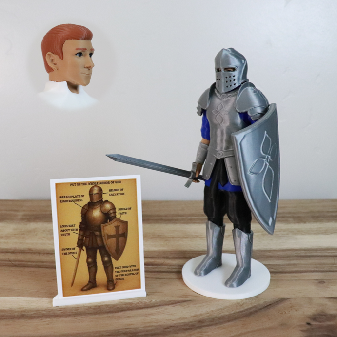 Armor of God Warrior - MAN (Blue Tunic)
