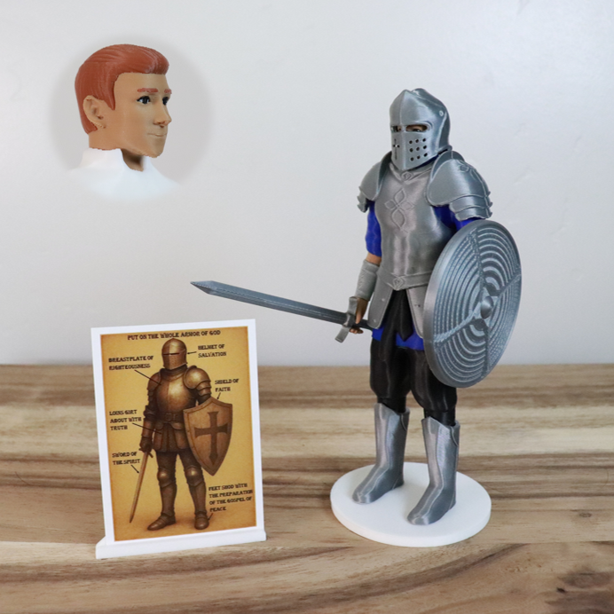 Armor of God Warrior - MAN (Blue Tunic)