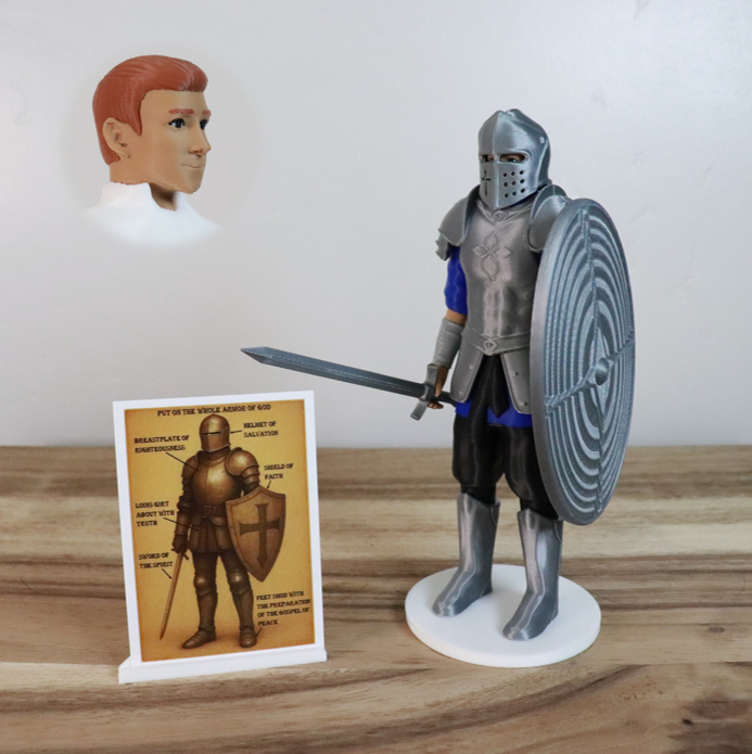 Armor of God Warrior - MAN (Blue Tunic)