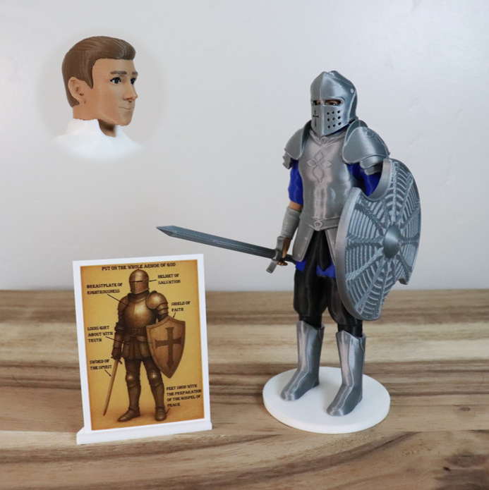 Armor of God Warrior - MAN (Blue Tunic)