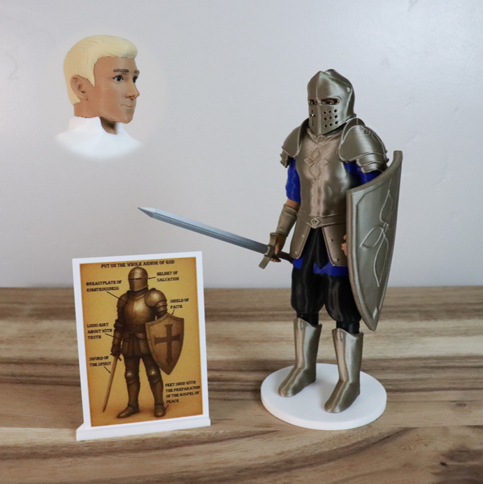 Armor of God Warrior - MAN (Blue Tunic)