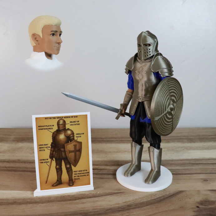 Armor of God Warrior - MAN (Blue Tunic)