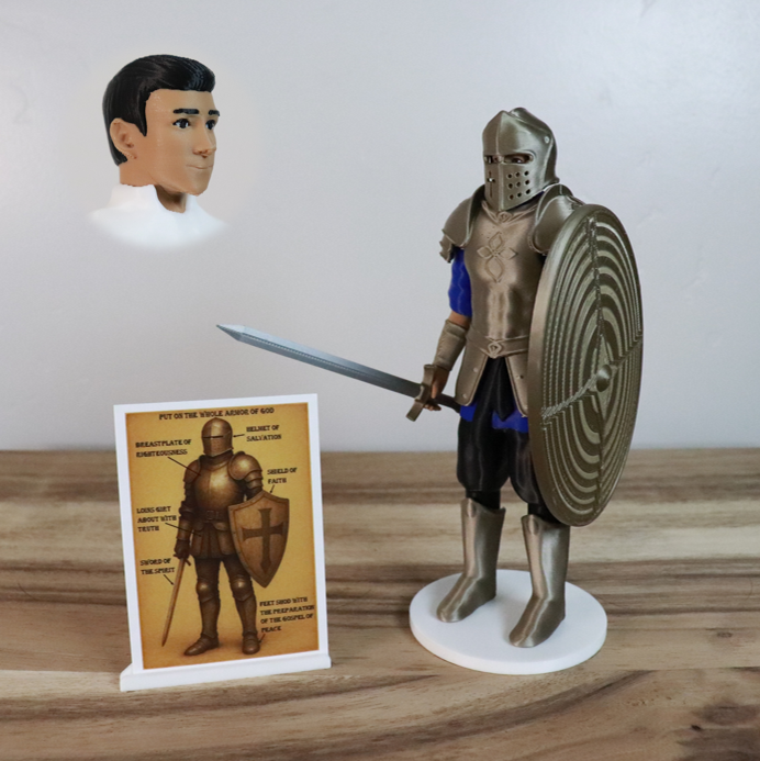 Armor of God Warrior - MAN (Blue Tunic)