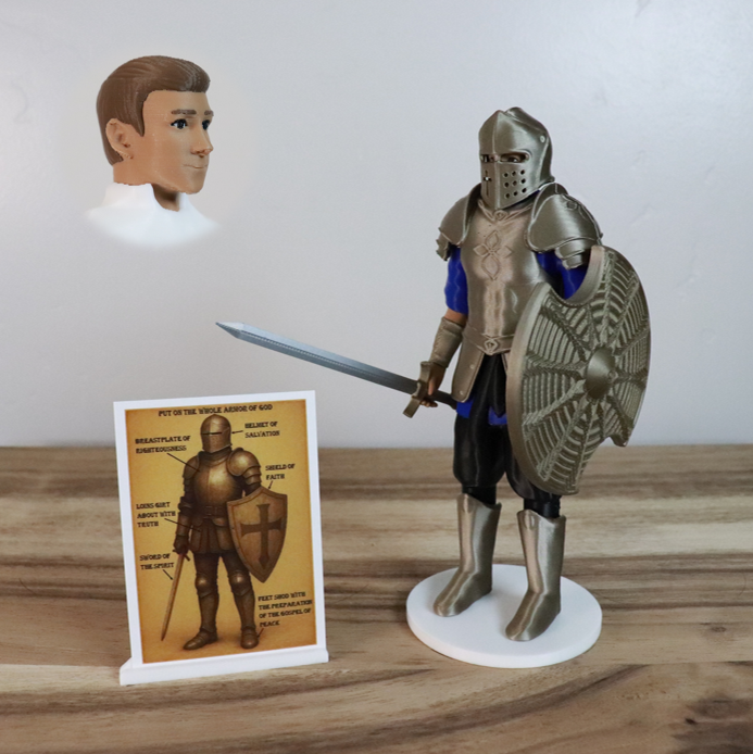 Armor of God Warrior - MAN (Blue Tunic)