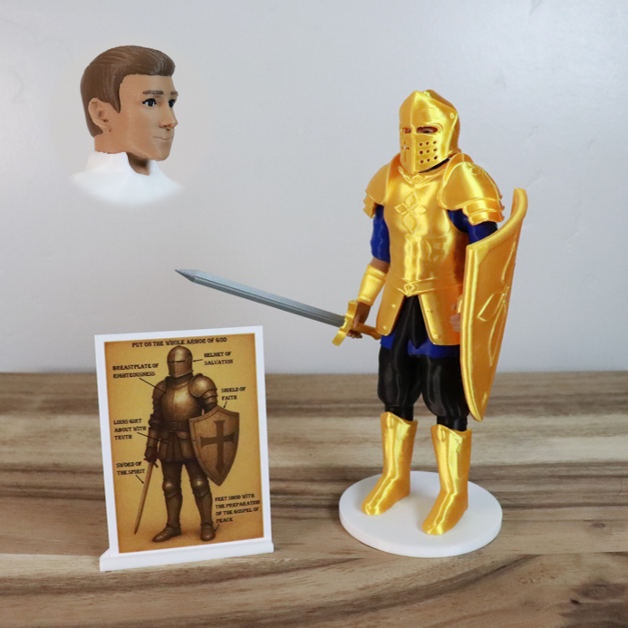 Armor of God Warrior - MAN (Blue Tunic)