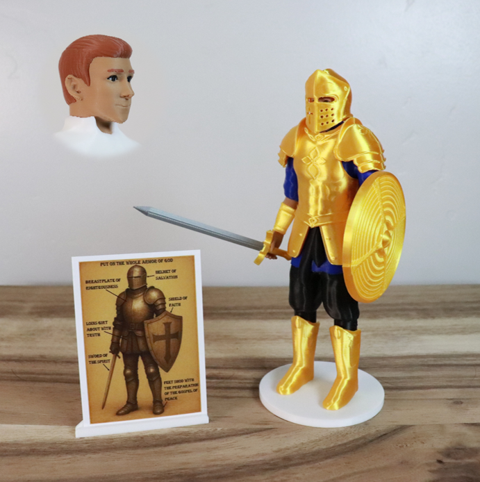 Armor of God Warrior - MAN (Blue Tunic)