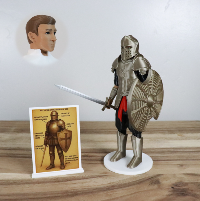 Armor of God Warrior - MAN (Black Tunic)