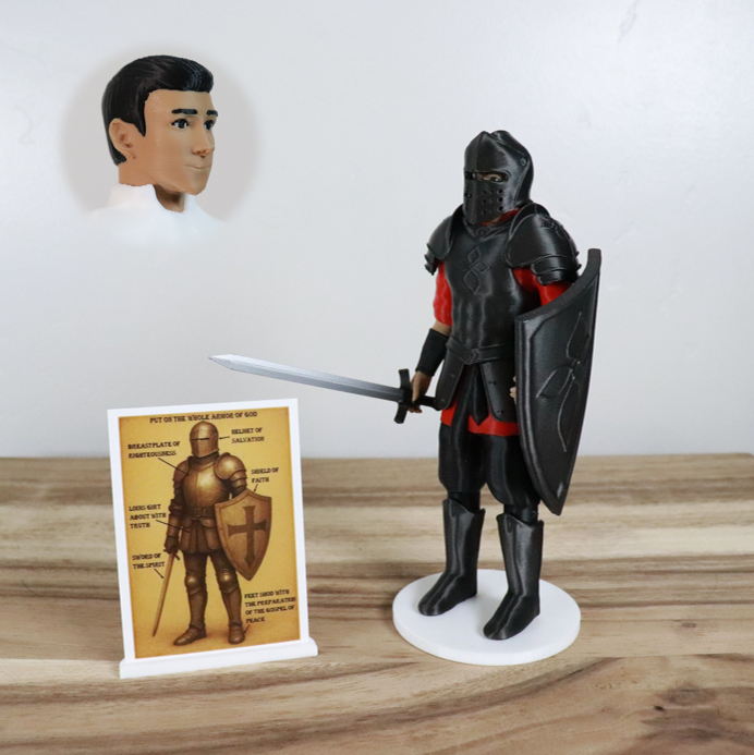 Armor of God Warrior - MAN (Red Tunic)